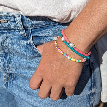 Pearl & Seed Bead Bracelet