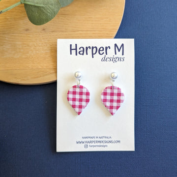 Gingham Mini Dangles