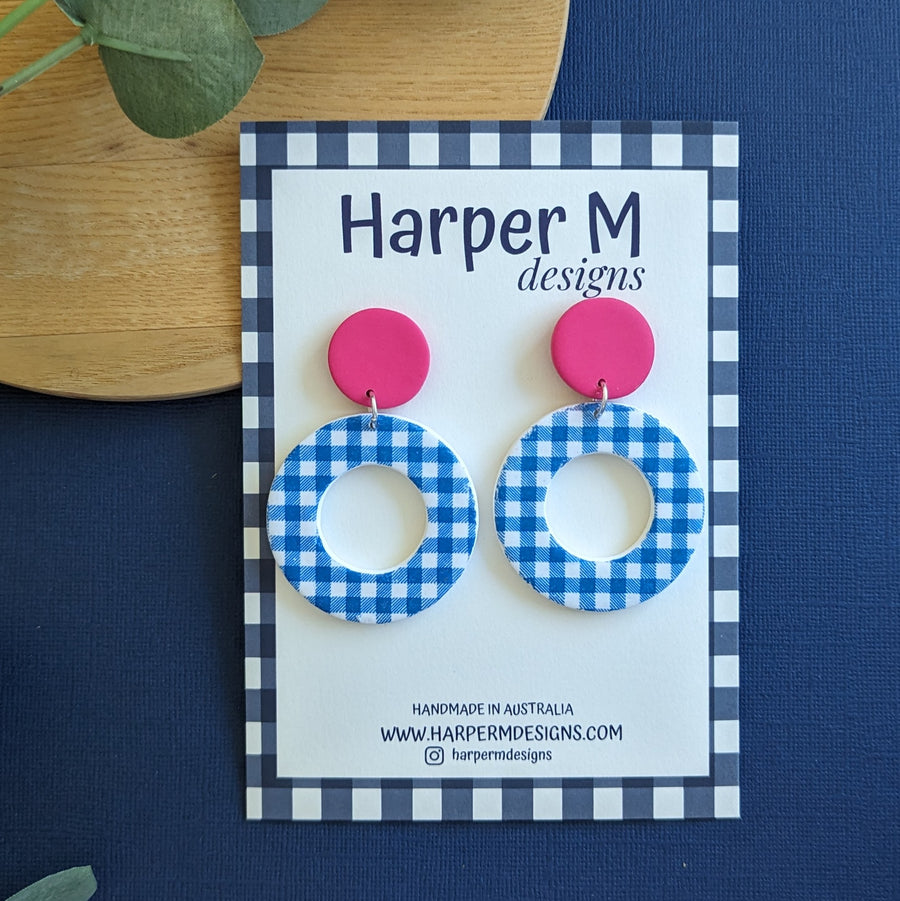 Gingham Dangles